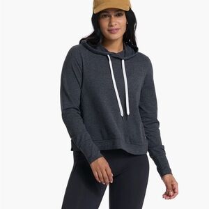 Women's Vuori Halo Essential Charcoal Heather Gray Hoodie